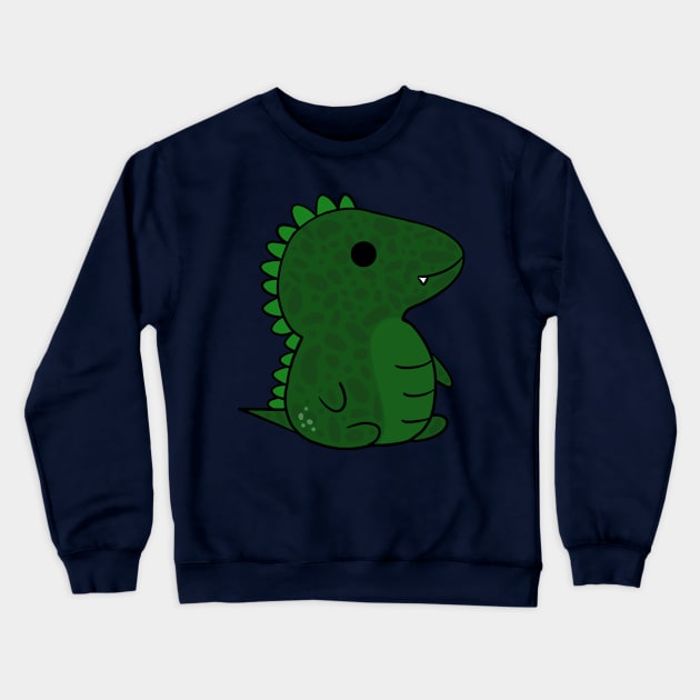 Green Baby Dinosaur Crewneck Sweatshirt by Lobinha